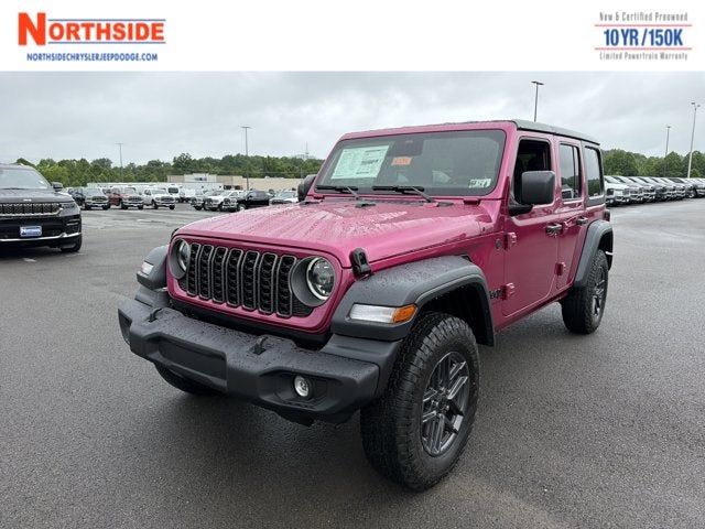2026 Jeep Wrangler Sport S in Tuscadero Pearlcoat — front three-quarter view