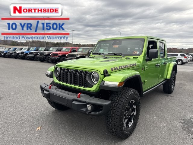 2026 Jeep Gladiator Rubicon X in Mojito Exterior Paint — front three-quarter view