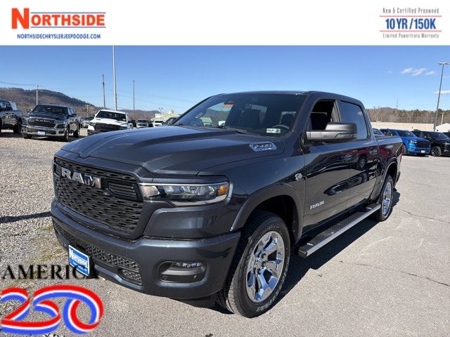 2026 RAM 1500 Big Horn in Forged Blue Metallic Exterior Paint — front three-quarter view