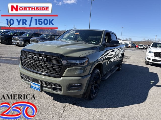 2026 RAM 1500 Big Horn in Canyon Lake Exterior Paint — front three-quarter view