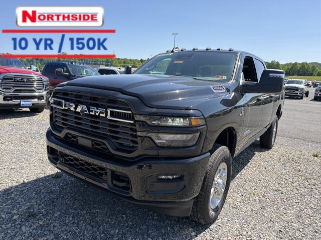 2026 RAM 2500 Big Horn in Diamond Black Crystal Pearl-Coat Exterior Paint — front three-quarter view