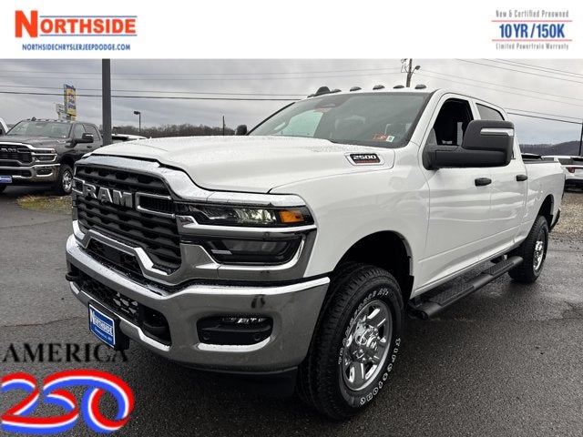 2026 RAM 2500 Tradesman in Bright White Clear-Coat Exterior Paint — front three-quarter view