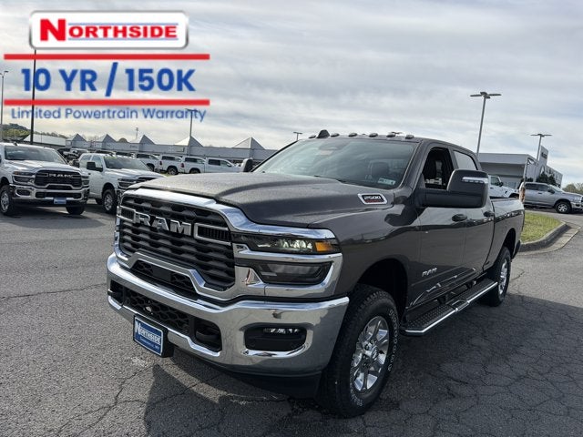 2026 RAM 2500 Big Horn in Granite Crystal Metallic Clear-Coat Exterior Paint — front three-quarter view