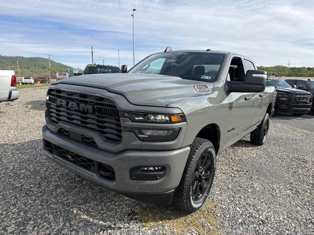 2026 RAM 2500 Big Horn in Ceramic Gray Clear-Coat Exterior Paint — front three-quarter view