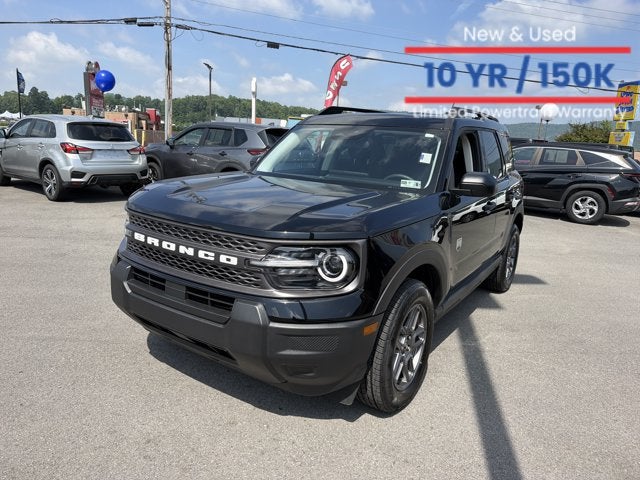 2025 Ford Bronco Sport Big Bend in Shadow Black — front three-quarter view