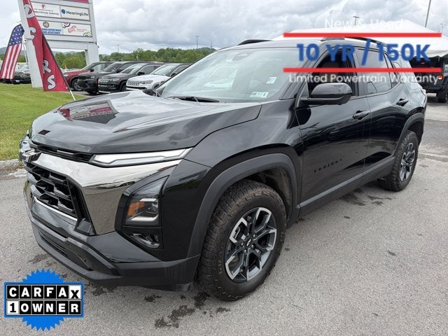 2026 Chevrolet Equinox AWD ACTIV in Mosaic Black Metallic — front three-quarter view