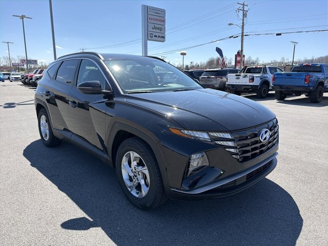 2022 Hyundai Tucson — rear three-quarter view