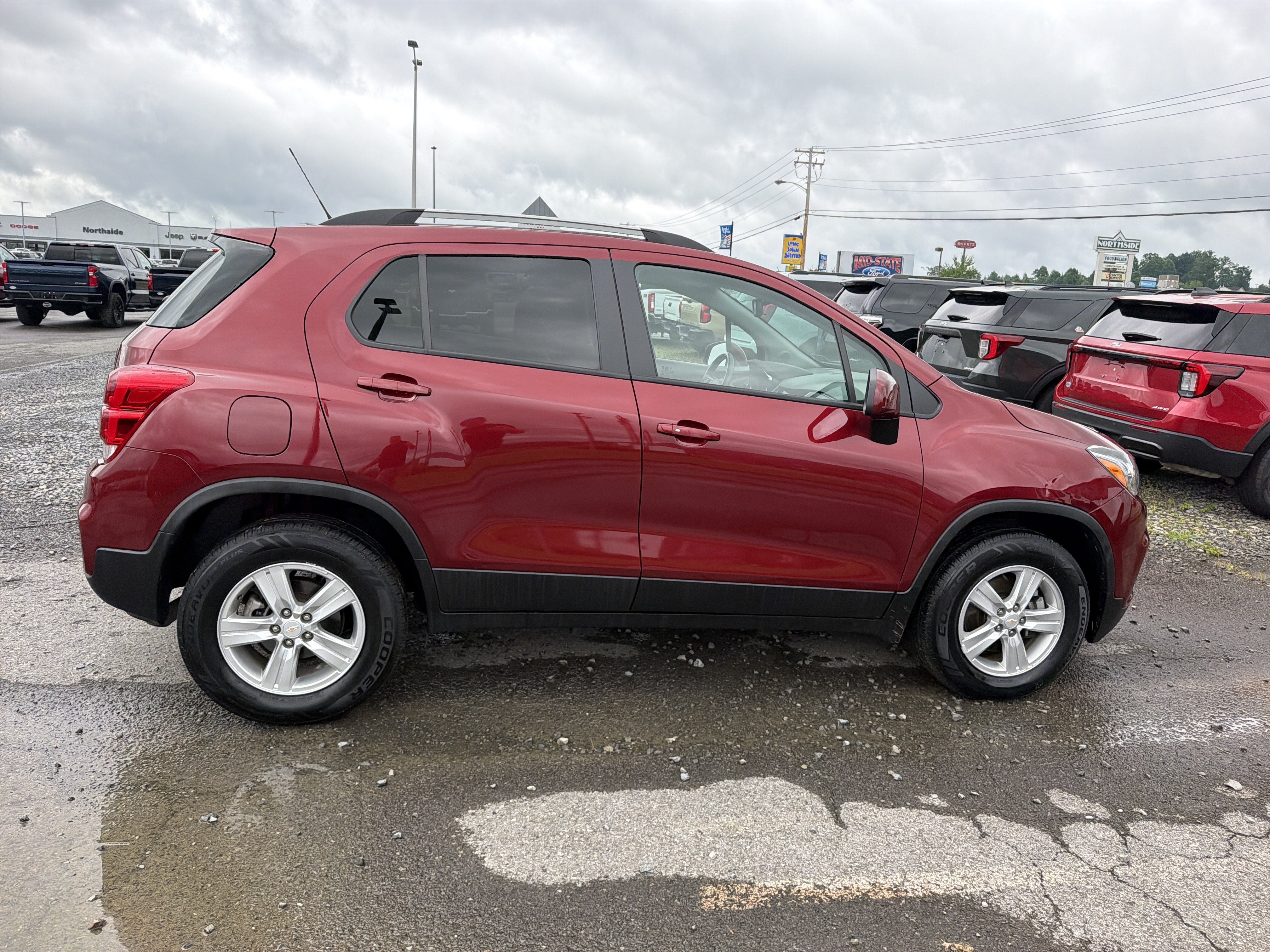 2022 Chevrolet Trax — rear three-quarter view